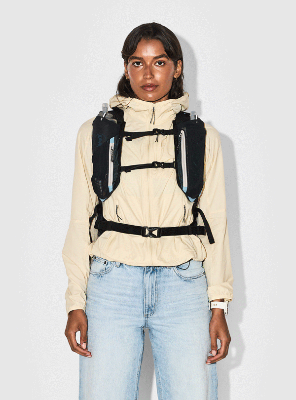 gif lady running ib rain with bags LAUNDRY CHAIR (PRE-ORDER) Yetch Studio Run Running GIF - Run