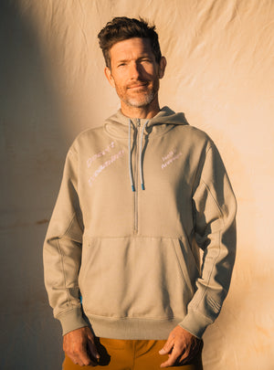 Unisex Runaround Half-Zip Hoodie