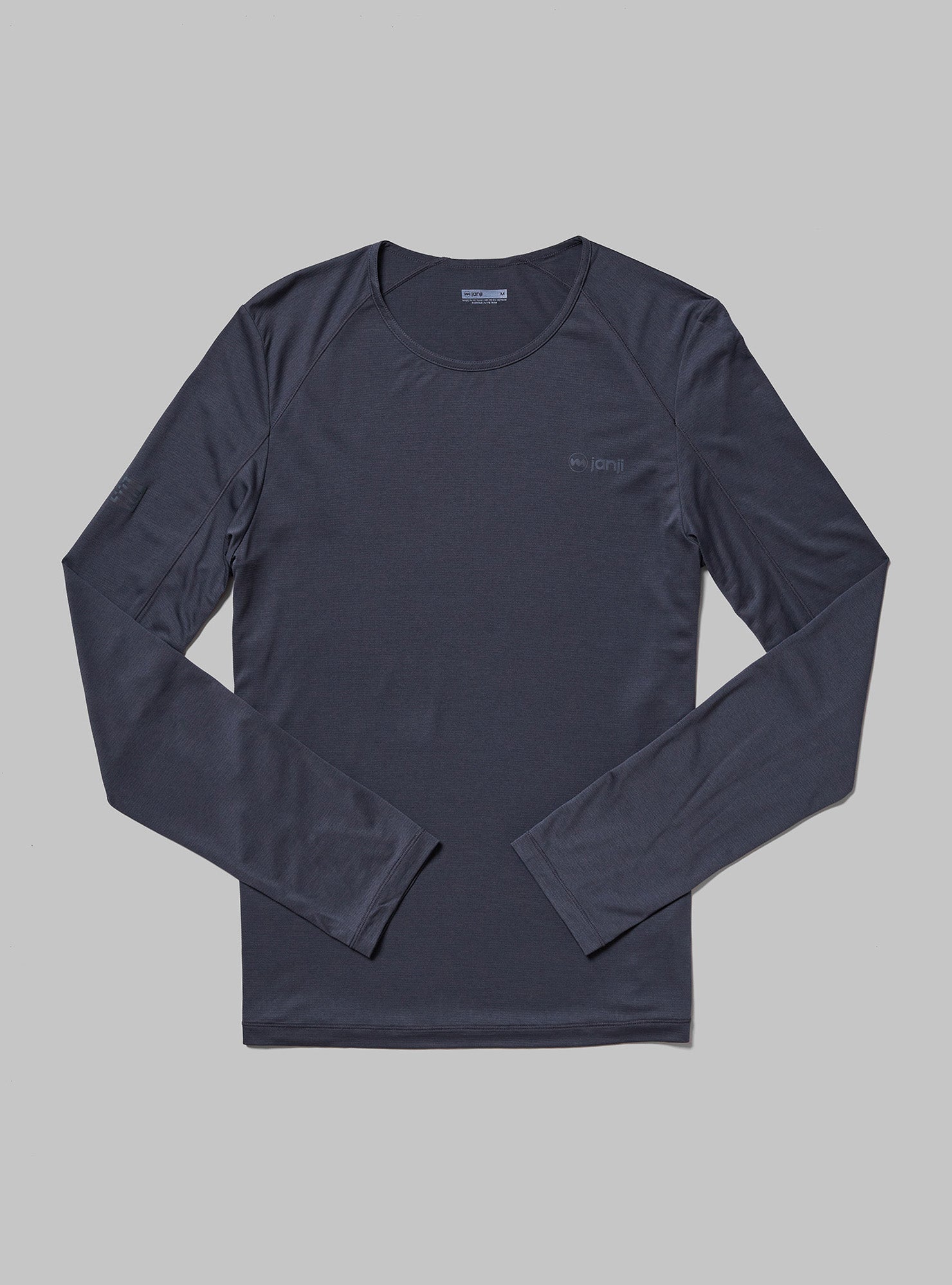 Tシャツ・カットソー IONSEOUL Mile Raglan Ribbed Muscle Long Sleeve Tee JE688 Ribbed Muscle-Fit T-Shirt - Jet Black – Jed North