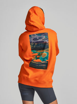 Unisex Runaround Half-Zip Hoodie