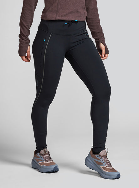 LZYVOO 2 Pack Winter Warm Fleece Lined Leggings Women