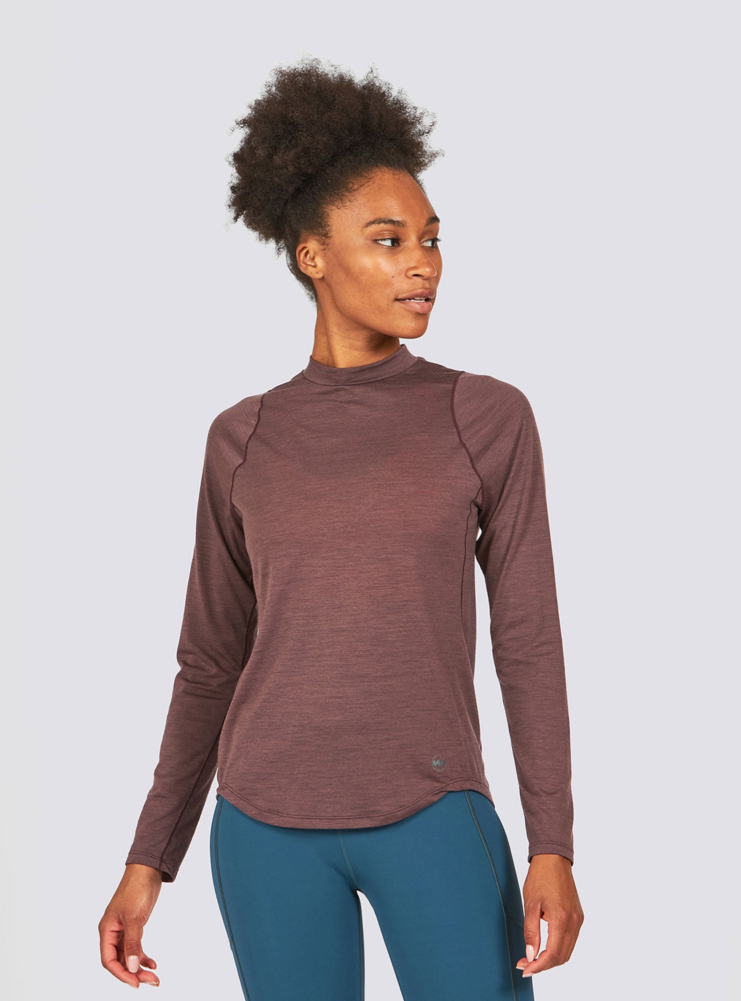 W's Repeat Merino Mockneck